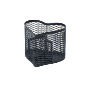 Stalak za olovke srce crna Mesh shape 482010 - Slika 1