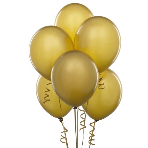 Baloni pearl zlatna 50K Festo 710626 balon zlatne boje 30cm