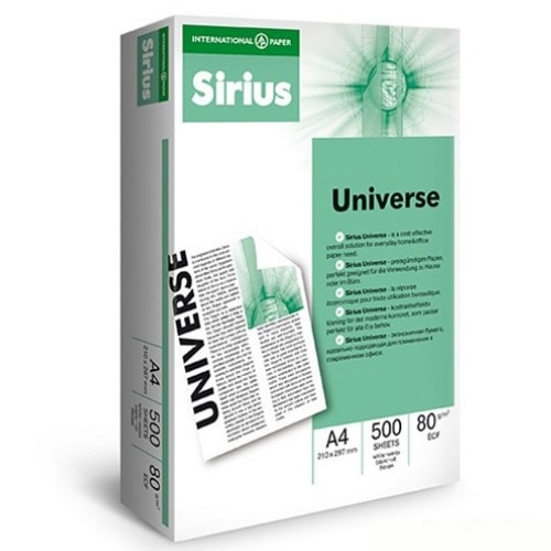 Fotokopir papir A4 80gr 500 lista Sirius belina 146