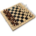 Šah drveni sa drvenim figurama 34x18x4.5cm 19-02 NS27768