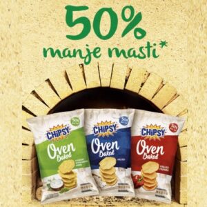 Chipsy oven salted 125g/12 - Slika 2