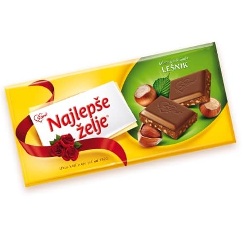 čokolada sa lešnicima