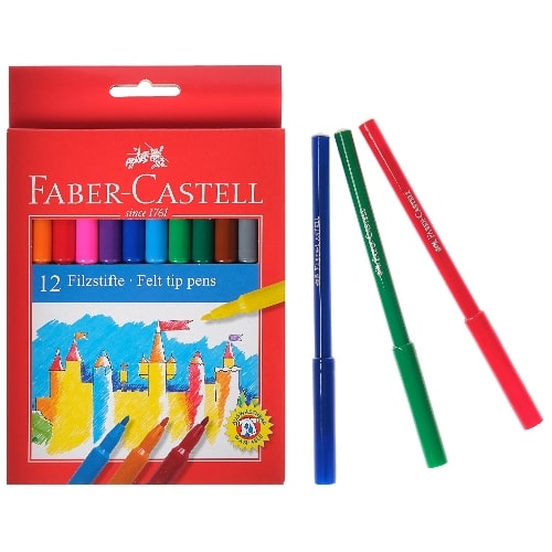 Faber Castell flomaster 12kom školski