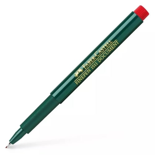 Lajner crveni flomaster Faber Castell 151121 04063 bubalica Faber CAstell lajner crveni 0.4 flomaster