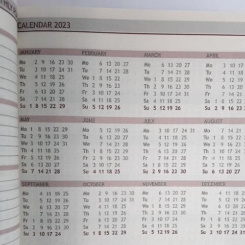 luksuzni rokovnik B5 sa kalendarom