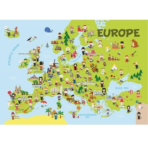 puzzle mapa evrope