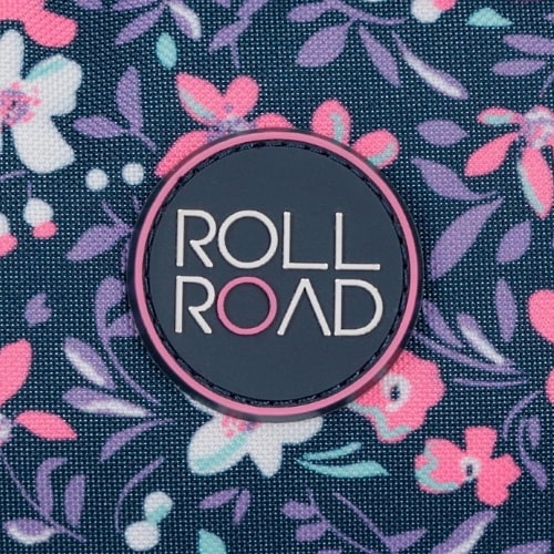 dečija torbica na rame teget sa cvetićima roll road