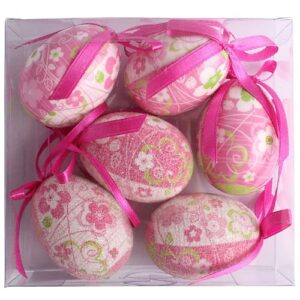 jaje uskršnje plastično roze 6cm