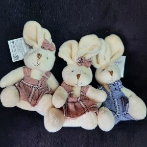 Uskršnji ukras plišani zeka karo 16cm 803322 - Slika 3
