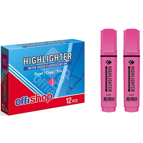 signir pink obeleživač teksta