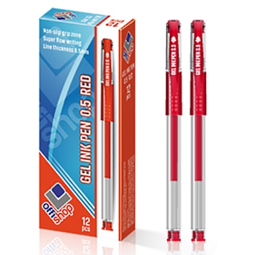 gel olovka 0.5mm crvena