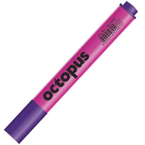 Roze signir za obeležavanje teksta Octopus