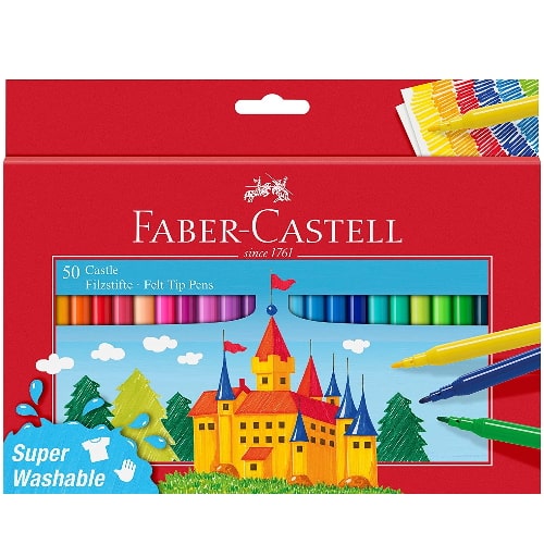 Faber Castell flomaster školski 50kom 554204 bubalica Flomasteri Faber Castell pakovanje od 50 komada
