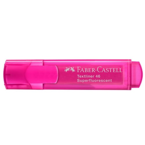 signir fluorescentni roze Faber Castell