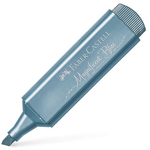 Signir metalik plava Faber Castell