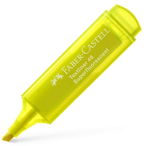 Signir žuti fluorescentni Faber Castell