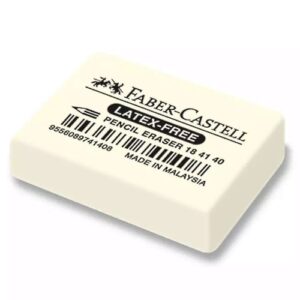 Gumica za brisanje bela bez kaučuka Faber Castell