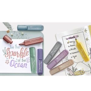Faber Castell textliner 46 8kom metalik boja 154625 - Slika 3