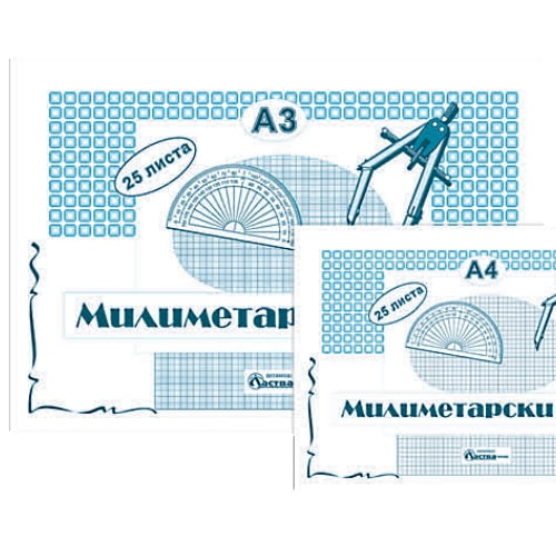 A3 milimetarski blok