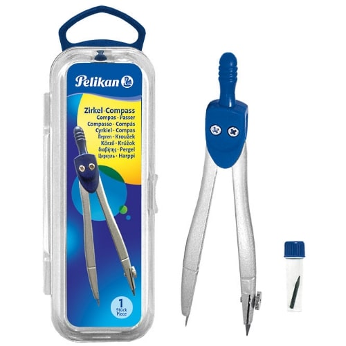 Šestar Pelikan metalni standardni i mine 700283 blister bubalica Pelikan šestar metalni sa minama