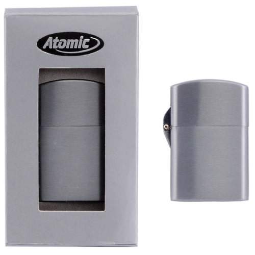 Upaljač elektronski metalni sjajni Colton Dallas Trober 5.6x3.9cm srebrni u kutiji 2125401