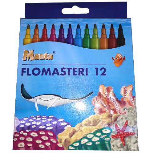 Manta flomaster 12kom 840051 09036 bubalica Flomasteri 12kom Manta 840051 09036