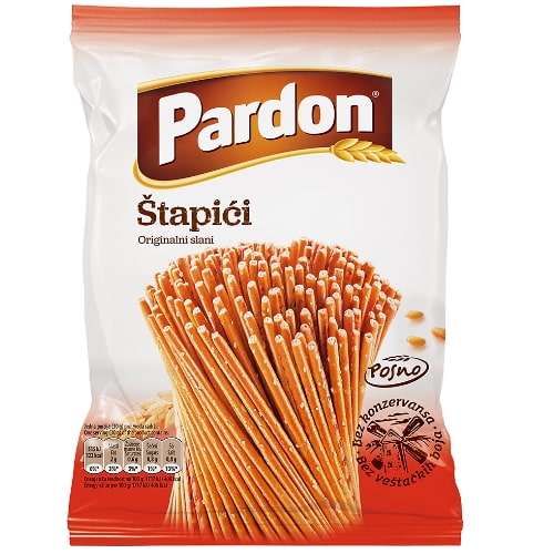 Grisine Pardon slani štapići 210gr