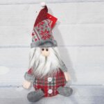 Deda Mraz plišani novogodišnja figura 33cm