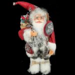 Deda Mraz 30cm crveni novogodišnja figura CX-20219 bubalica