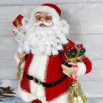 Deda Mraz crveni figura novogodišnja 60cm 71941 2 bubalica