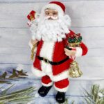 Deda Mraz crveni figura novogodišnja 60cm 71941 3 bubalica