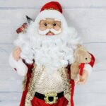Deda Mraz figura 60cm crveno zlatni 74695 2 bubalica