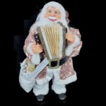 Deda Mraz roze 60cm sa harmonikom muzički 74690 4 bubalica
