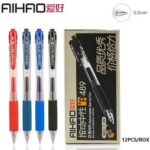 Hemijska olovka 0.5mm crna gel Aihao B489 3 bubalica