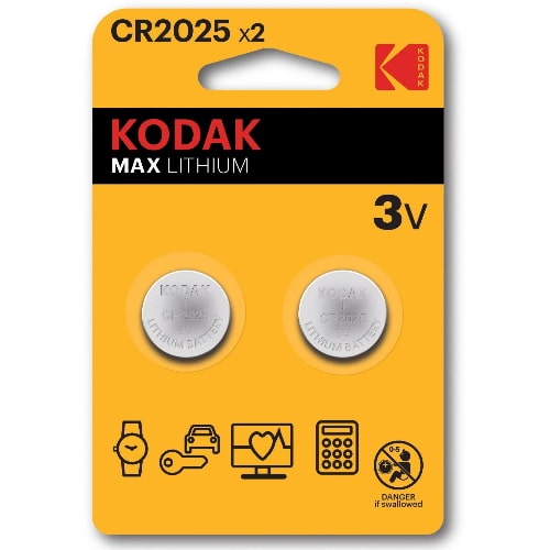CR2025 3V lithium baterija dugmasta Kodak