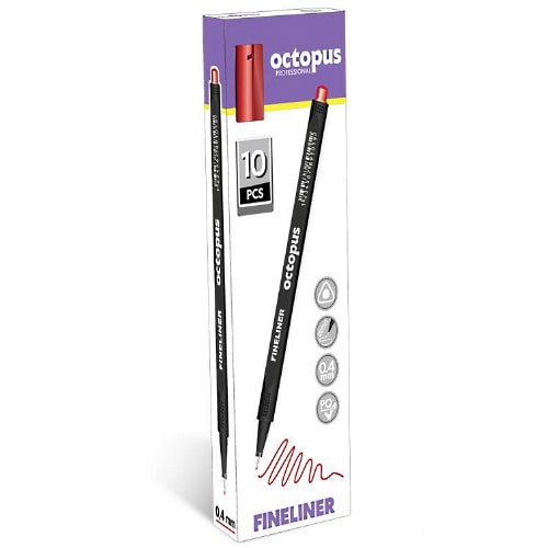 Fineliner crveni 0,4mm UNL-0607