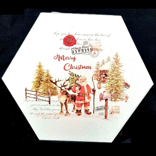 Kugle za Jelku Deda Mraz irvaqsi 7.5cm 75-2573