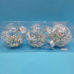 Ukrasi za jelku novogodišnju set 3kom 9230-374