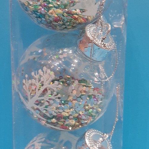 Ukrasi za jelku novogodišnju set 3kom 9230-374