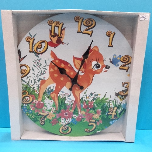 Bambi dečiji sat zidni 34cm 1021038