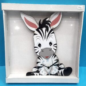 Dečiji zidni sat Vesela Zebra 35cm