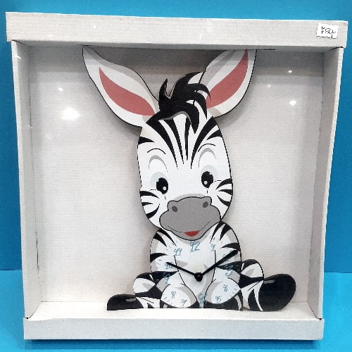 Dečiji zidni sat Vesela Zebra 35cm