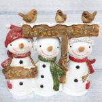 Sneško Belić porodica novogodišnja figura od polirezina 16x15cm 72151 2 bubalica