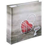 Foto album 10x15 200 slika Hama Rustico metalno srce 01268