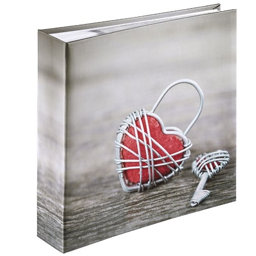 Foto album 10x15 200 slika Hama Rustico metalno srce 01268