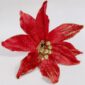 Božični cvet crveni posut zaltom 35cm
