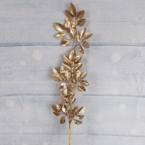 Cvet dekoracija zlatni 73xcm pvc