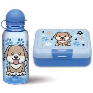 Flašica za vodu i kutija za hranu set Dog SC1596