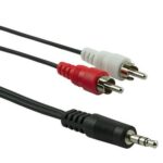 bananica na dva činča kabl 3.5mm x2rca 10 metara