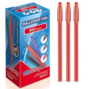 Jednokratna hemijska olovka crvena NS22685